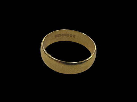 22 carat gold wedding band.