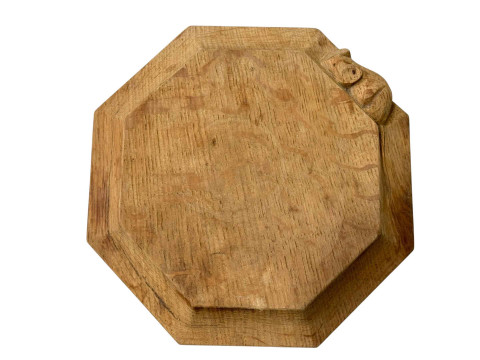 Robert Thompson of Kilburn 'Mouseman' octagonal teapot stand.