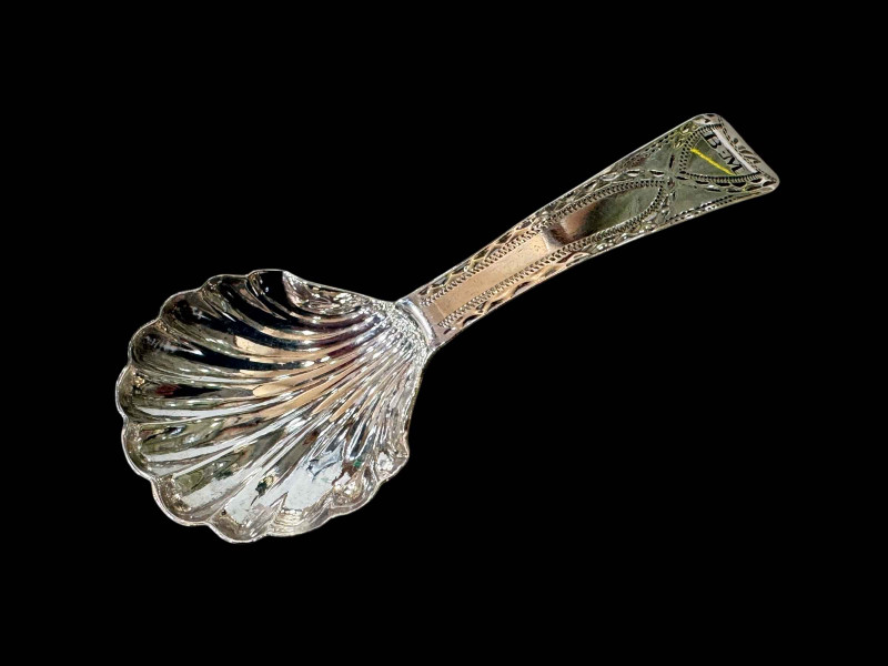 19th Century silver caddy spoon by Thomas Watson, Newcastle.