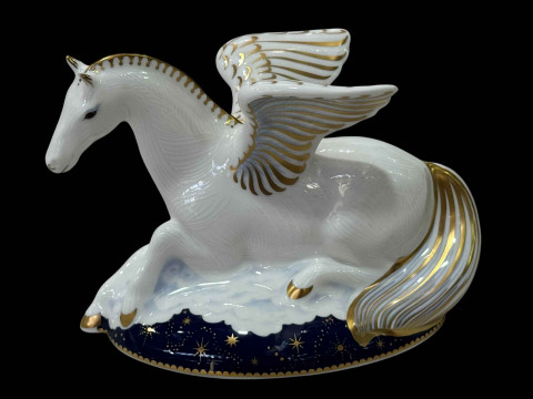 Royal Crown Derby Pegasus limited edition paperweight.
