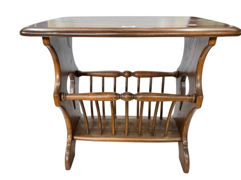 Ercol Old Colonial nest of three tables and magazine table. thumbnail