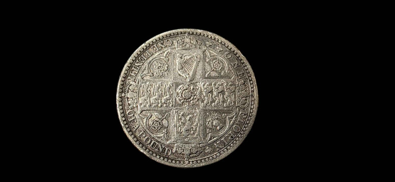 Victoria (1837-1901) silver goddess florin.