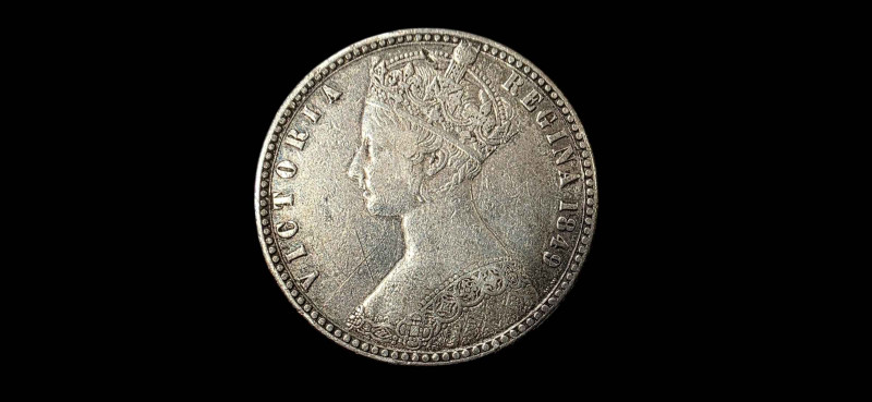 Victoria (1837-1901) silver goddess florin.