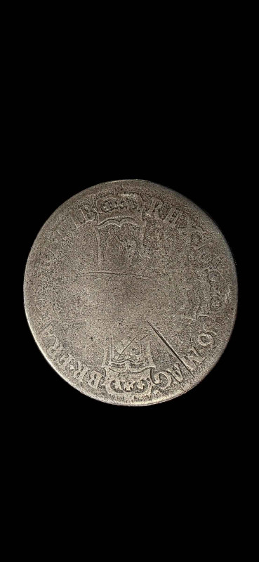 James II of England (1685-1688) silver half crown.