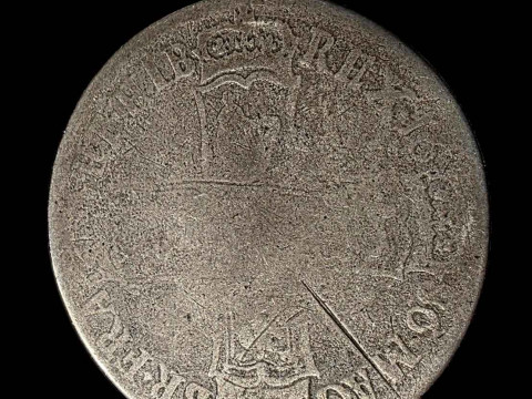 James II of England (1685-1688) silver half crown.
