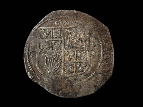 Charles I (1625-1642) silver shilling.