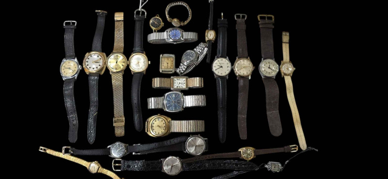 Collection of wristwatches.