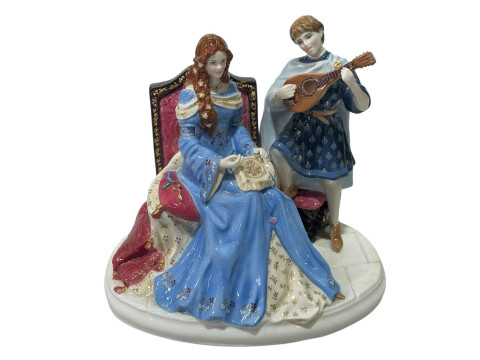 Royal Worcester limited edition group, Sweet Fair Lady, no 70, 21.5cm.