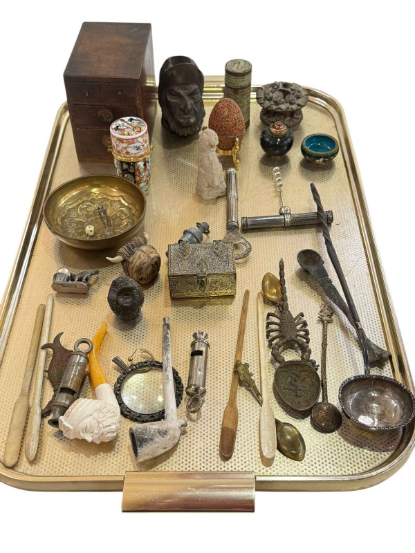 Collectables including pipes, Cloisonné, etc.