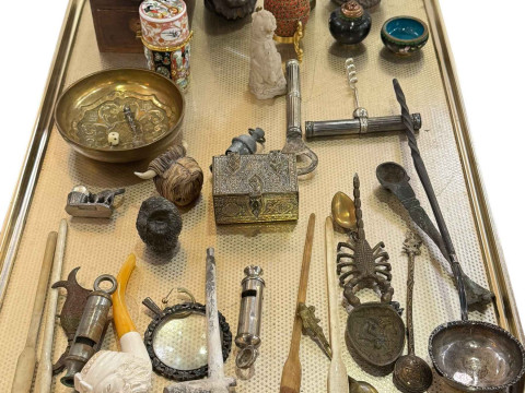 Collectables including pipes, Cloisonné, etc.
