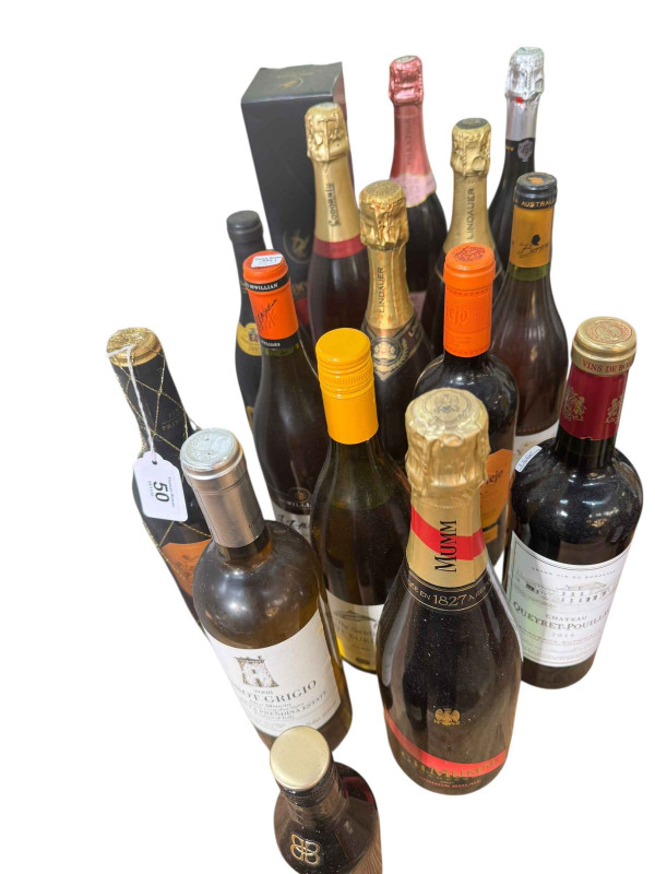 Collection of Wine, Cava, Prosecco, etc.