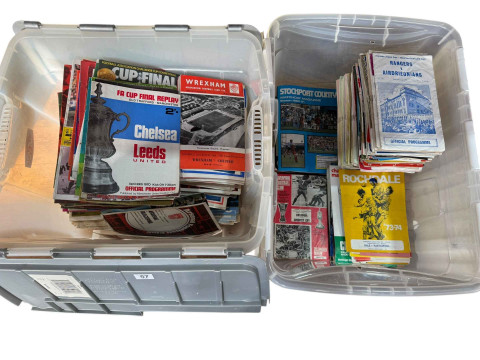 Collection of football programmes including FA Cup Finals, Newcastle Fairs...