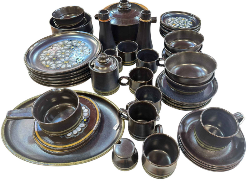 Collection of Denby Pottery including tureen, dinner plates, etc.