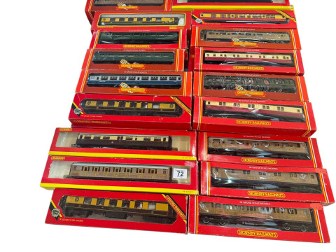 Collection of boxed Hornby Railways OO Gauge carriages, approximately...