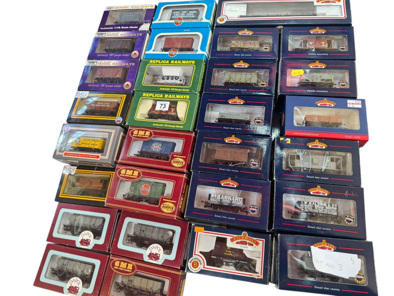 Collection of boxed Trucks 00 Gauge including Bachmann Replica, Airfix, Dapol, etc, Approx 52.