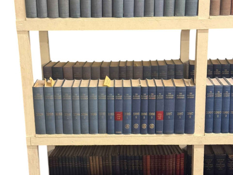 Vast collection of law books dating circa 1900 to 2014 including Family Law Reports, The All England Law Reports, Mew's Digest, etc. thumbnail