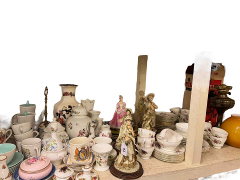 Tilley stormlight, figures, Mason's, Aynsley, part tea wares, etc. thumbnail