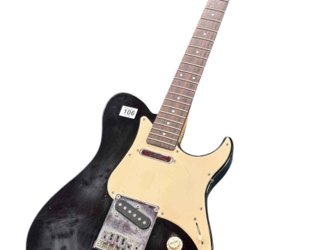 Electric guitar marked Pacific Yamaha.
