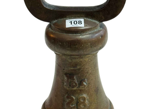 Brass weight circa 1900's.