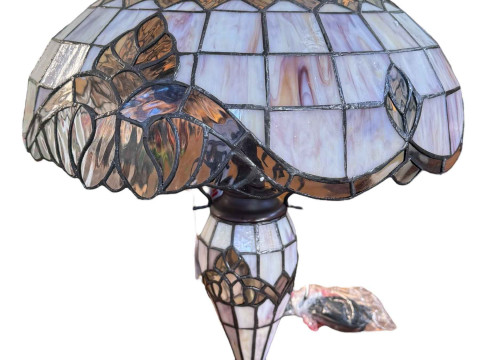 Tiffany style lamp as new.