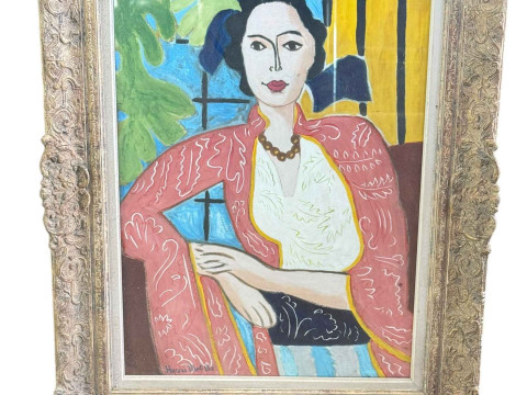 Elmyr De Hory (1906-1976), After Henri Matisse, Portrait of a Lady, oil...