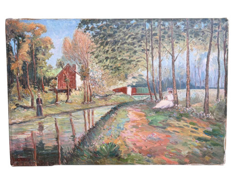 Elmyr De Hory (1906-1976) After Picasso, Lady Fishing and Lady Shading...