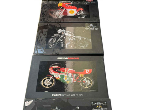 Collection of five Minichamps Motorcycles.