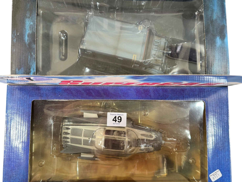 Gerry Anderson UFO S.H.A.D.O. Mobile and Supercar, and KK Model of Mercedes Benz 500 SL.