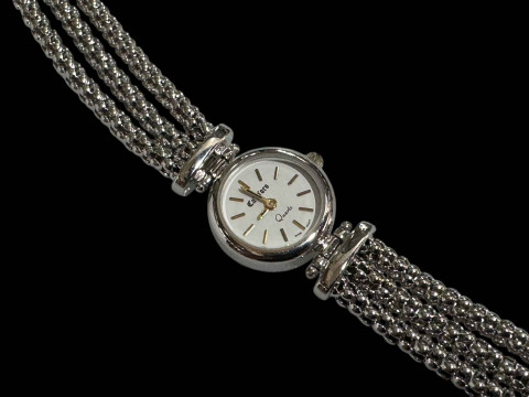 Ca Doro 9 carat white gold bracelet wristwatch. thumbnail