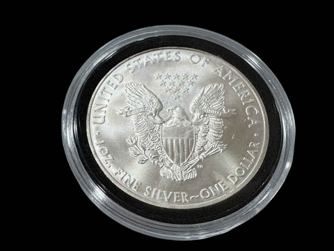 USA silver One Dollar Harley Davidson 1949 Panhead.
