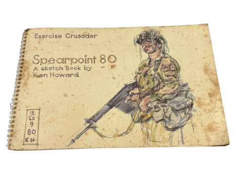 Ken Howard Spearpoint 80 military sketch book.