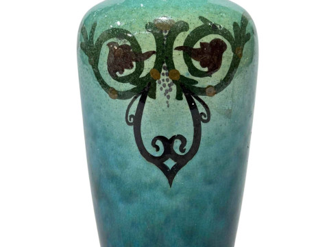 Ault vase in Christopher Dresser style, 17cm.