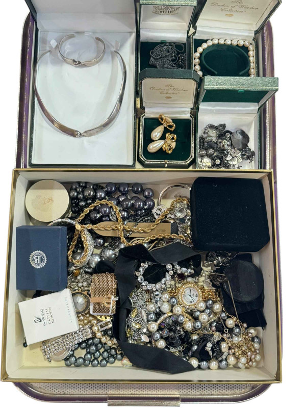 Collection of costume jewellery, etc.