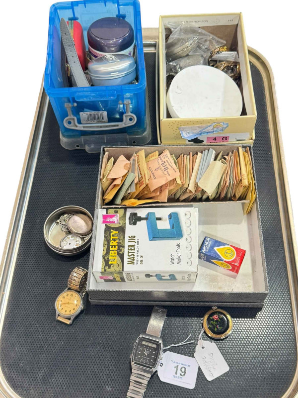 Collection of watches and watch parts etc.