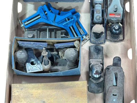 Various wood planes, router bits etc. thumbnail