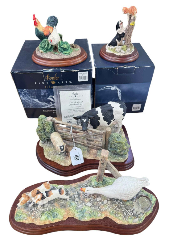 Four Border Fine Arts groups, Pulling a Fast One, Downland Partners, High Jinks and Lunch at the Savoy.