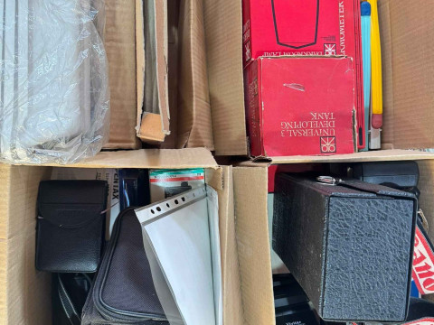 Darkroom equipment including enlarger, various cameras, lenses etc. thumbnail