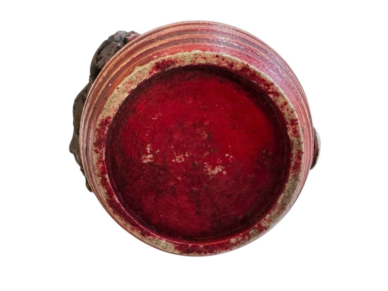 Japanese Sumida Gawa vase, 14.5cm.