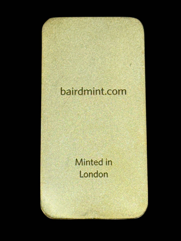 Baird and Co. 250g fine gold 999.9 cast bar, no. Y24985.  Buyers Premium is 20% plus VAT on this lot. *Viewing for this lot is by appointment only'