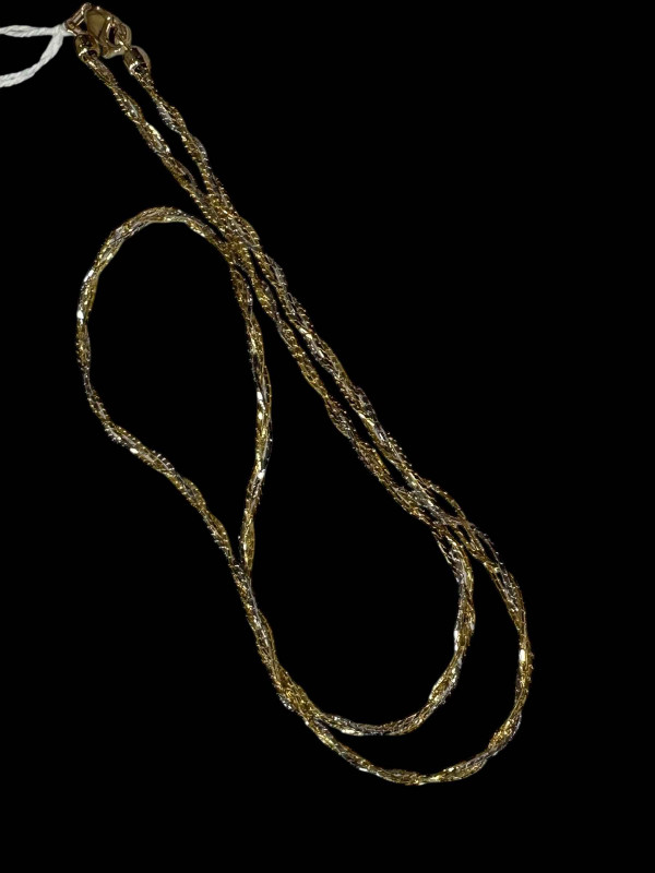 18 carat gold necklace.