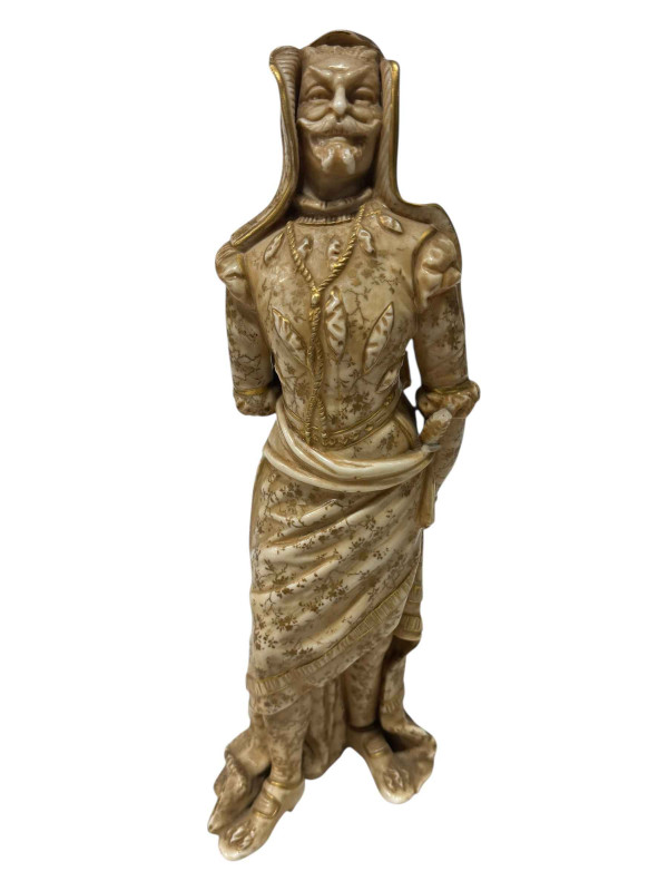 Royal Doulton C Noke Mephistopheles and Marguerite figure, 32cm.