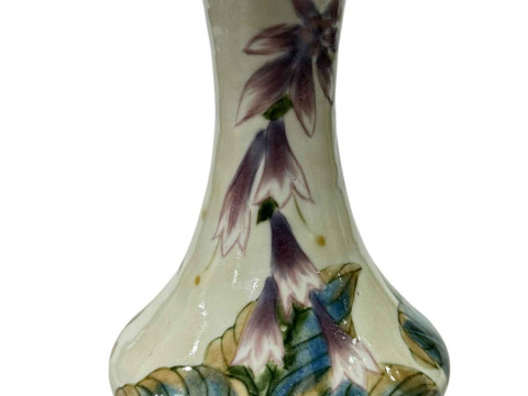 Cobridge stoneware 'Moorcroft' vase, 18cm.