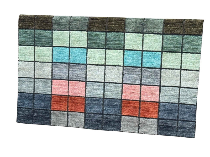 As new Chequers Multic carpet, 2.35 x 1.60m.