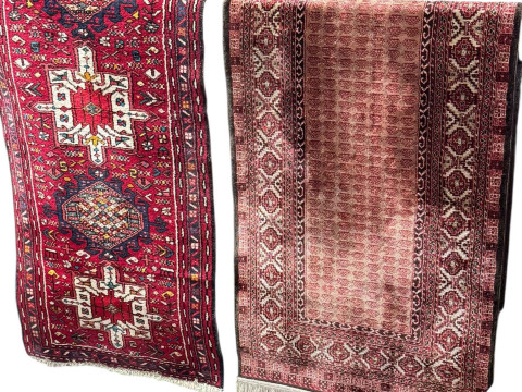 Heriz runner 3.10 x 0.70m and Keshan runner 2.00 x 0.72m (2).