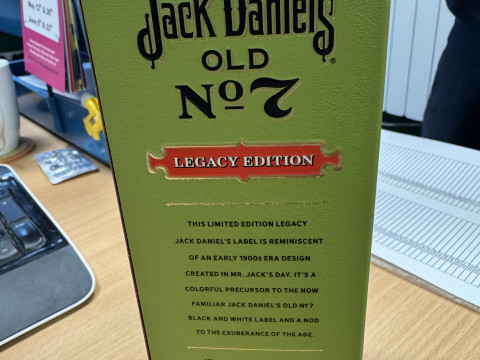 Six bottles of Jack Daniels Legacy Edition Old No 7. thumbnail