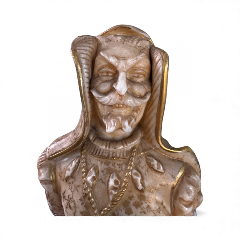 Royal Doulton C Noke Mephistopheles and Marguerite figure, 32cm.