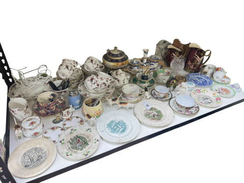 Minton Ancestral teawares, Staffordshire Nursery Wares, Trinket Ware,...