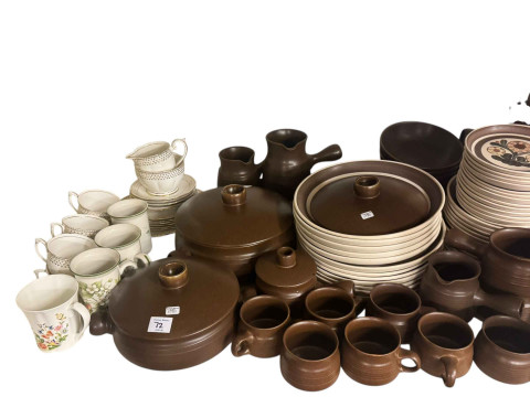 Large collection of Denby tablewares, Royal Doulton 'The Coppice' dinnerware, decorative china, etc. thumbnail