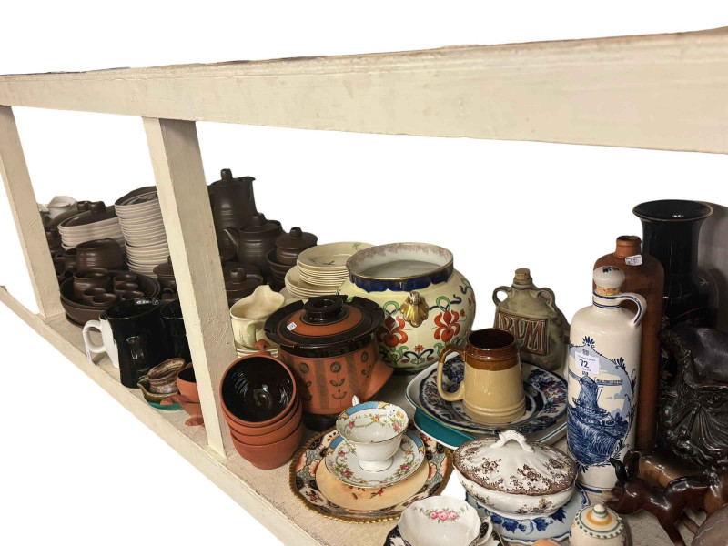 Large collection of Denby tablewares, Royal Doulton 'The Coppice' dinnerware, decorative china, etc.
