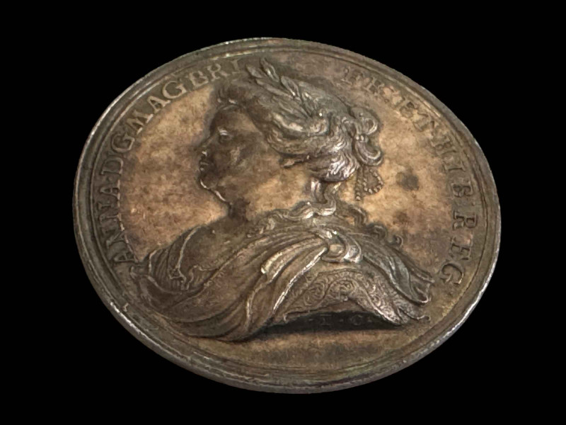 Queen Anne 'Peace of Utrecht' 1713 medal.